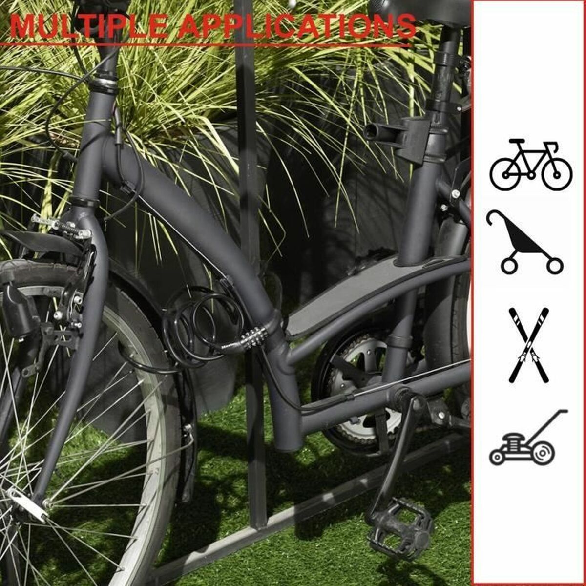 Reťaz s visiacim zámkom Master Lock